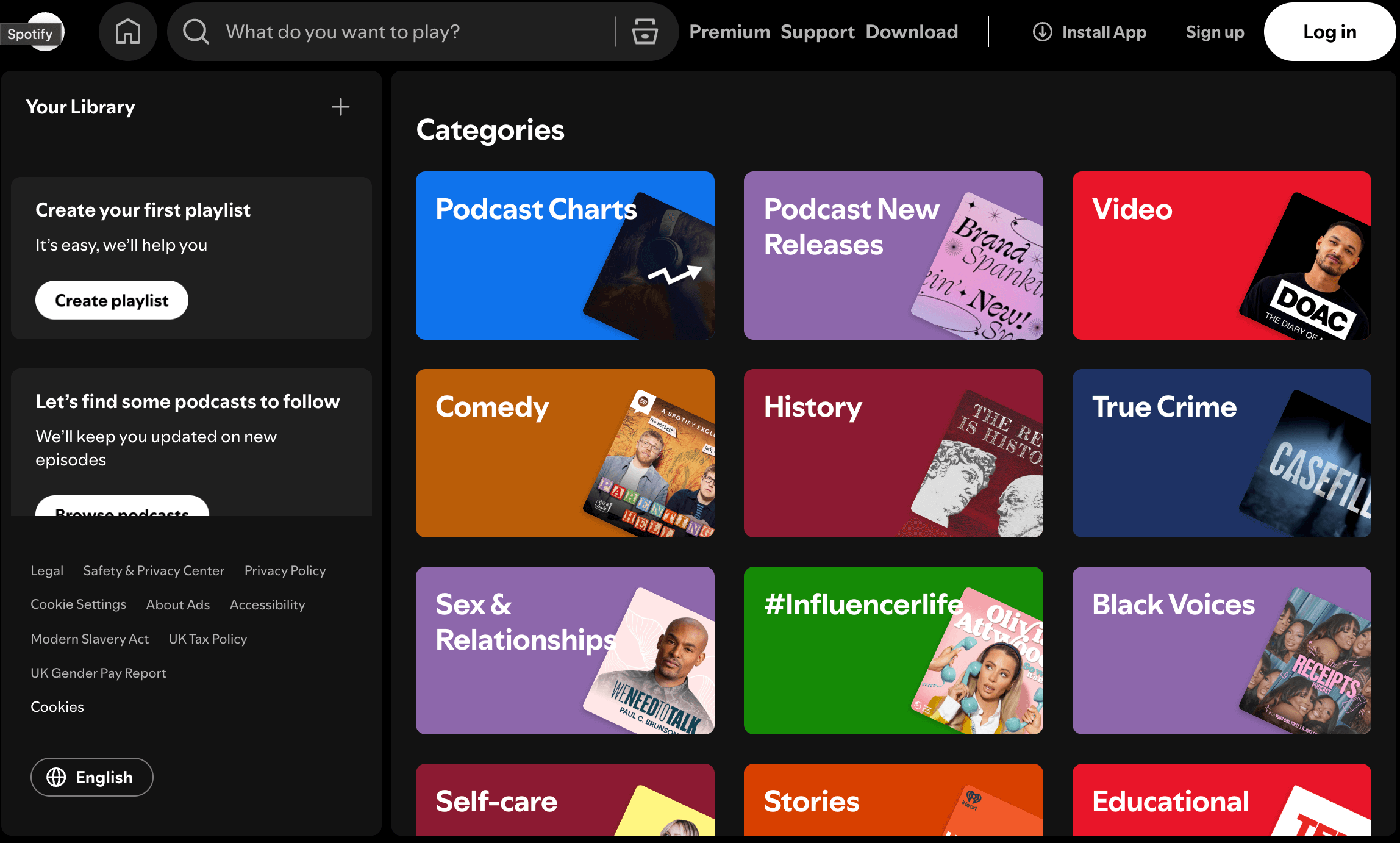 Podcast Listed on Spotify